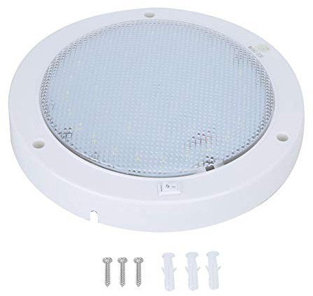 Wohnmobil Boot Deckenleuchte 840 DC LED Panel 12-24V 8.66 Zoll 9W Weiß (warmes weißes Licht)