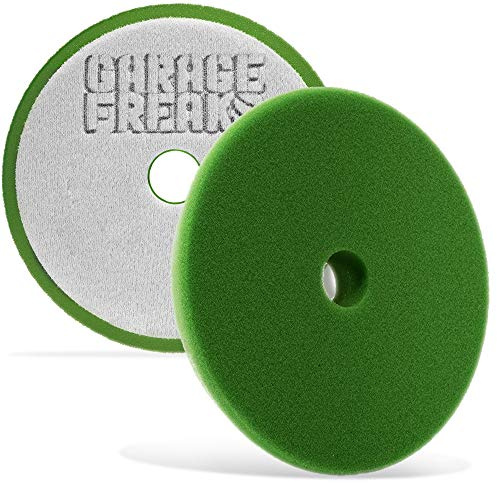 Garage Freaks Esponja de Pulido – Esponja de Espuma – Almohadilla de Pulido de 150 mm para Disco de Apoyo de 125 mm – Velcro Pulido de Alto Rendimiento (Medium Cut Foam Pad 150 mm)