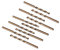 Anawakia Lot de 10 forets hélicoïdaux M35 HSS HSS-Co pour acier et métal Ø 4 mm