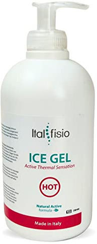 ITALFISIO Gel de Arnica Efecto Cálido, Pomada con Harpago, Acción Antiinflamatoria para Dolores Articulares y Musculares, Gel Extra Fuerte, Masaje Deportivo, Made in Italy 100ml ICE GEL HOT