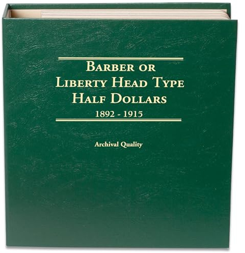 Littleton Coin Company 1892-1915 Barber Half Dollar Album Coin Storage