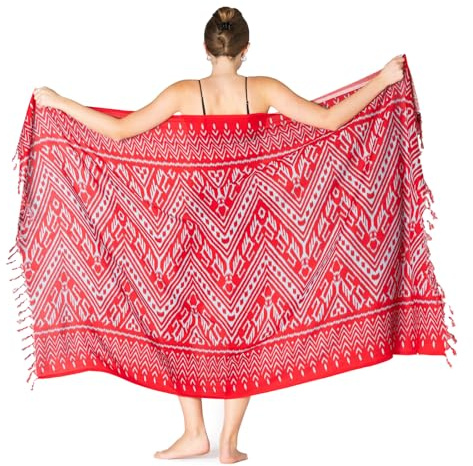 PANASIAM Sarong KIOWA, red, L