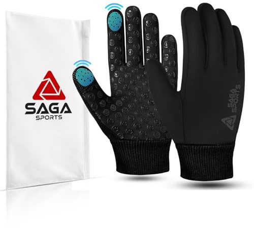 SAGA SPORTS Kids Winter Gloves – Warm Cold Weather Gloves for Boys & Girls – Touchscreen Compatible for Snow, Ski, Cycling