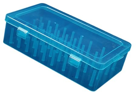 Práctico organizador de cables de bobina de 42 carretes, caja de almacenamiento resistente para sistemas profesionales de almacenamiento de cables en casa y oficina