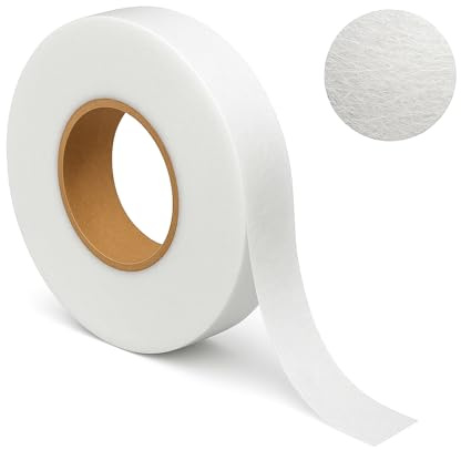 REVSAK Wonder Web Hemming Tape 30m – Extra Strong Iron On Hemming Tape for Trousers, Curtains & Clothes – Wonderweb Hem Tape Adhesive Sewing Alternative (60GSM)