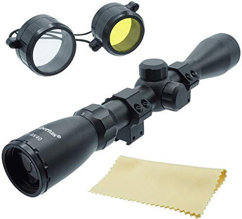 Hubertus Zielfernrohr 3-9 x 40 - Absehen .30-30 inkl. Montage 11mm Schienen