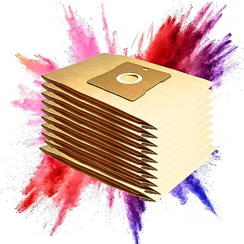 10 Filterpapier Staubsaugerbeutel kompatibel mit AmazonBasics Staubsauger 3l komp., Amazon Basics W11, Swirl Y101, Menalux 4000, VCB43B1-70EU4