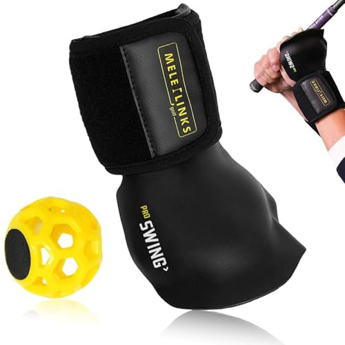 Pipihome Golf Swing Hollow Trainer Ball, Palla per Allenatore di Golf, Golf Swing Trainer, Aiuto per L'allenamento del Polso da Golf, Portatile Golf Smart Ball Correzione Postura Allenamento (Blue)