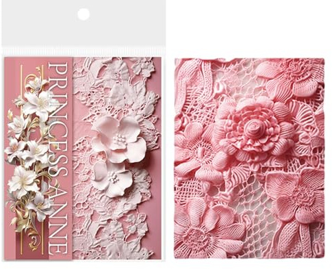 Papel de decoupage para manualidades, bloc de papel para álbumes de recortes, papel de decoupage de flores, papel de álbum de recortes desgarrable con patrón floral para manualidades, suministros de a