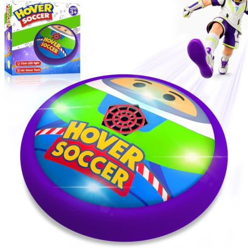 PandaHome Giochi Light Year per Bambini, Pallone Fluttuante Calcio con Luci LED, Schiuma Morbida, Interno Calcio Giocattoli per Bambino, Regalo Bambini Bambina 3-12 Anni