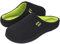 RockDove Zapatilla de dos tonos y espuma viscoelástica para Hombre, 46/47 EU, Negro y Lima