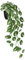 Hollyone 80CM Trailing Artificial Plant in Black Pot, Fake Variegated Jade Pothos Decorative Faux Potted Plants, Realistic Artificial Plants for Home Décor, Living Room, Shelf, Bathroom Decorations