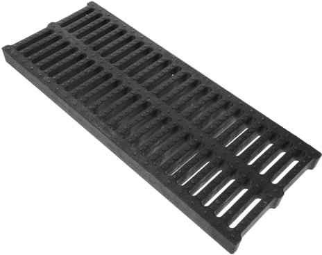 FONDOTIN Cubierta De Drenaje De Plástico Para Zanjas De Alcantarillado Rejilla Reemplazable Para Manejo De Estiércol Criaderos De Cerdos Ovejas y Vacas Para Exteriores