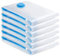 Sac de Rangement Sous Vide 6PCS,Sac sous vide Vetement Aspirateur,Compression Housse Aspirable Rangement Réutilisable pour Literie, Vêtements, Couettes, Matelas,Tente et Voyages(100 * 80CM)