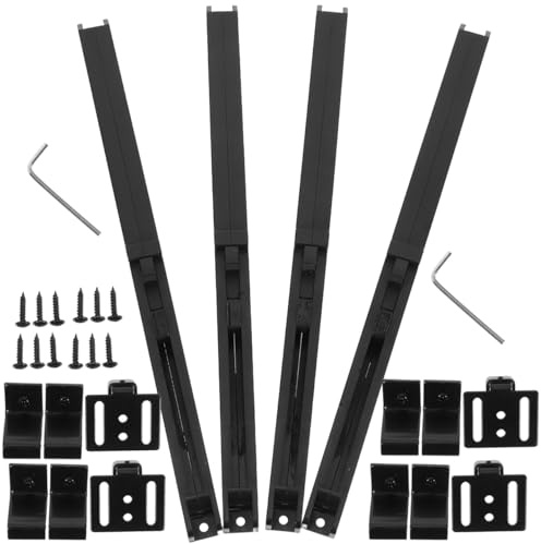 VILLCASE 4 Ammortizzatori a Chiusura Ammortizzata Kit Per Porte Da Fienile Con Fermo Ammortizzatore Smorzatore Per Porte Scorrevoli Residenziali E Commerciali