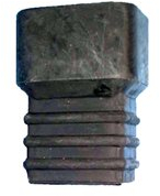 Eishockeyschläger Endstück Tempish eckig