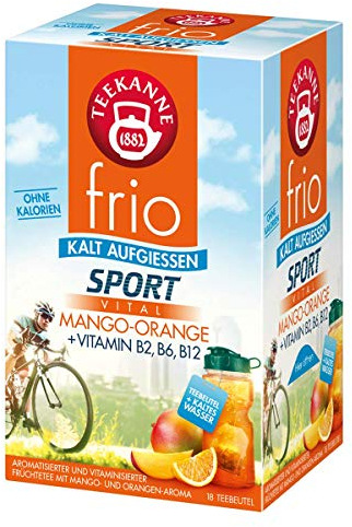 Teekanne Frio Sport Mango Orange, 45 g