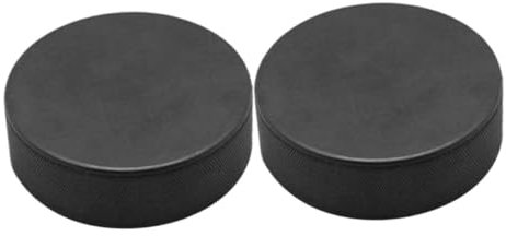 BESPORTBLE 2stücke Eispuck Für Hockey-Training Leicht Und Praktisch Für Übungspässe Und Schüsse Geeignet Für Outdoor-Hockey Und Rollhockey-Spiele