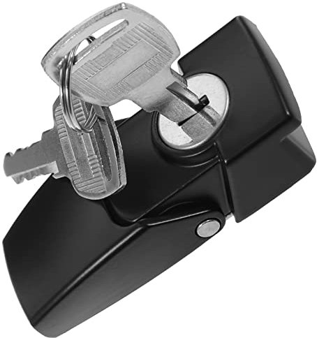 Gatuida Cerradura para Gabinetes de Aluminio Cerradura de Seguridad Resistente Ajustable para Cajones y Archivadores 1 Juego para Uso Industrial