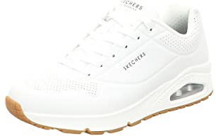 Skechers Uno Stand On Air, Scarpe da ginnastica Uomo, White Durabuck Trim, 39.5 EU