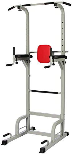 Signature Fitness Power Tower with Push-up, Pull-up and Workout Dip Station for Home Gym Strength Training