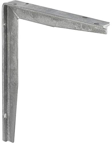 Gedotec - Mensola in metallo per carichi pesanti, per montaggio a parete - DURA | Supporto per scaffale 300 kg | Profondità: 300 mm | Supporto per scaffale in acciaio zincato a caldo | 1 pezzo