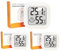 Mini Thermometer Hygrometer Innen,Hydrometer Feuchtigkeit Digital Raumthermometer Luftfeuchtigkeitsmesser Innen, Zimmerthermometer für Raum, 3 Stück