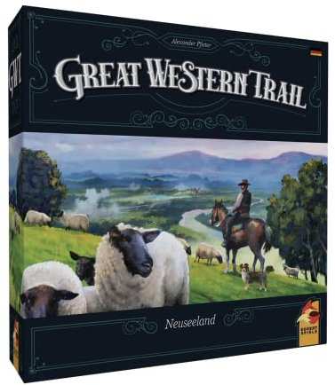Eggertspiele, Great Western Trail – Neuseeland, Kennerspiel, Strategiespiel, 1-4 Spieler, Ab 12+ Jahren, 75-150 Minuten, Deutsch, Mehrfarbig, Bunt