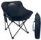 Folding Moon Chairs, Portable Comfy Camping Chair Support Up to 160kg with Carry Bag, Lightweight Foldable Outdoor Chair with Cup Holder,Black