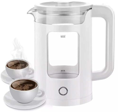 Blendra 2L Electric Kettles - Smart Kettle with Keep Warm, Auto Shut-Off & Boil-Dry Protection, Fast Heating For Coffee, Tea, & More(White)