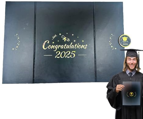 Libro degli ospiti per la festa di laurea, alternativa per gli ospiti di laurea - 2025 Grad Party Guest Book | Documento di autografo laureato per la cerimonia degli insegnanti degli studenti