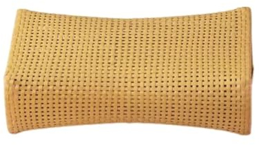 NihaoWXM Sauna Kopfstütze Holz Saunakissen, Rattan-Imitat, Entspannungs-Nackenstütze, Saunazubehör for Dampfbad, Badezimmer, Saunaraum, Duschraum(L)