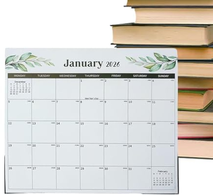 Calendario di pianificazione magnetico - Calendario magnetico da frigorifero, agenda mensile a lungo termine, strumento di organizzazione domestica per cucina, ufficio, scuola, aula, spazi familiari,