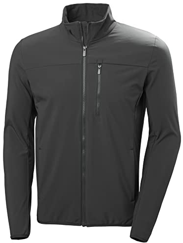 Helly Hansen Men's Crew Softshell Jacket 2.0, Ebony, L