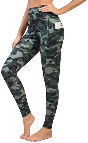 Love My Fashions® Printed Leggings for Women UK Tummy Control High Waist Gym Leggings with Pockets Ladies Camouflage & Leopard Print Tights Buttery Soft Stretchy Yoga Pants