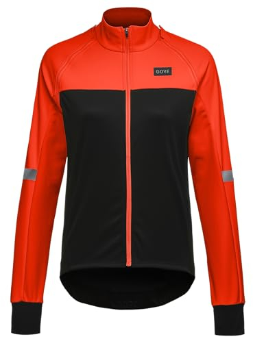 GOREWEAR Phantom Jacke Damen, Black/Fireball, 36