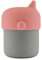 Pura my-my Silikon-Schnabel, 150 ml, wiederverwendbar, Platin, Lebensmittelqualität, medizinische Qualität, Kleinkinder, Babys und Säuglinge (Rosenoberseite und Schieferboden)