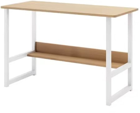 TMZ ® Computer Desk with Storage Shelf, 120 x 45 x 72cm Barbecue Camping Grill Travel Picnic Outdoor, Barbecue Desk Tabletop