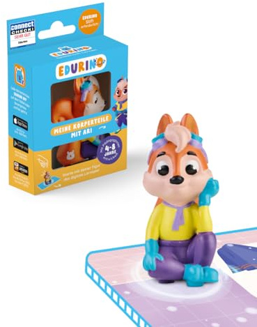 Edurino Figur Ari Meine Körperteile ab 4 Jahren inkl. App | Die Körperteile | Die fünf Sinne | Hygiene & Zähne | Schutz & Bedürfnisse