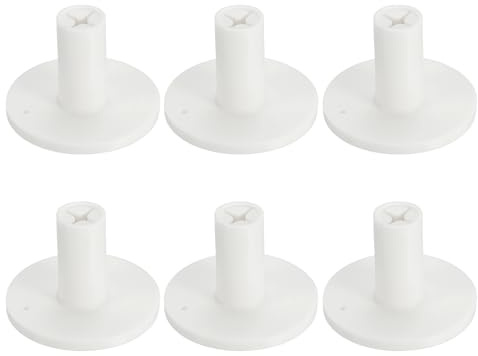 PATIKIL 6 Piezas Soporte de Goma para tee de Golf 1.4 Blanco
