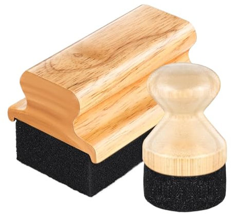 Spargi Per Taglieri, Applicatore Di Cera Da Taglieri, Spazzola Per Macellaio, Design Della Maniglia Ergonomica, Materiale In Legno Robusto, 220 G Per Utensili Da Cucina, Cucchiai