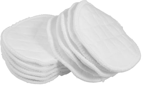 HANABASS 20pezzi Coppette Assorbilatte Riutilizzabili Lavabili Cotone per Allattamento Coppette Assorbilatte Tenuta Stagna che Evitano Perdite Forniture per Allattamento per Donne Delicate