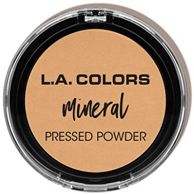 L.A. COLORS Mineral Pressed Powder, Soft Honey CMP374