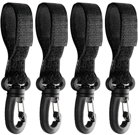 4er Set Kinderwagen Haken für Wickeltaschen Kinderwagenhaken für Tasche Zubehör, Taschenhaken, Taschenhalter Befestigungshaken Kinderwagen organizer Wickelrucksack