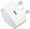 USB C Plug, 25W Fast Charger Plug UK Charging Plug for iPhone 16 15 14 13 12 11 Pro Max Plus XS XR, iPad, Samsung Galaxy, USBC Plug Fast Charge USB C Power Adapter PD 3.0 Quick Wall Plug Type C Head
