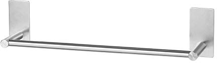 Vista Portaasciugamano da Bagno Autoadesivo Portasciugamani da Parete 40cm Porta Asciugamani Adesivo Acciaio Inox Appendi Asciugamani Bagno