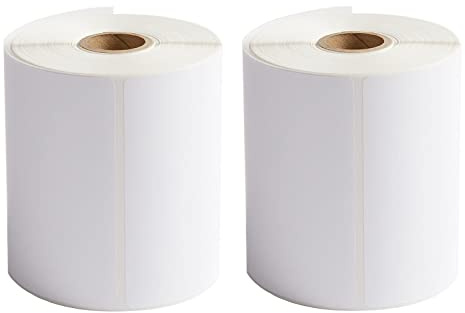FungLam 2 Rolls 4x6 Direct Thermal Shipping Labels, 250 Labels/Roll, 1'' Core, Compatible Zebra 2844 ZP-450 ZP-500 ZP-505
