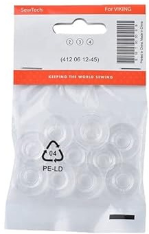 Generico Spoline, Bobine, Rocchetti in plastica Trasparenti per Macchine da Cucire Domestiche Husqvarna Viking del Gruppo 2, 3, 4 | 10 Pezzi | Singer Catania