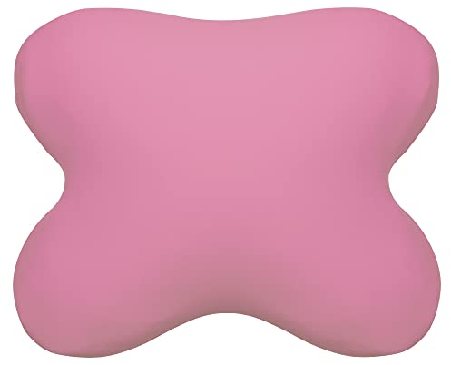 Edda Lux Bezug passend für Tempur All-Around Schlafkissen, 60/56 x 50/48 cm, formbeständiger Jersey Kissenbezug für Schmetterlingskissen, aus 100% Baumwolle, in Flamingo