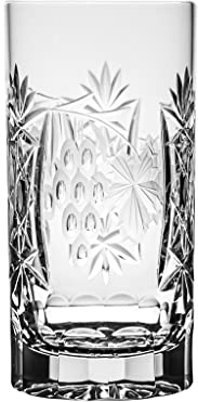 Ajka Marsala - Bicchiere da cocktail Highball trasparente in piombo, 345,9 ml, unità singola